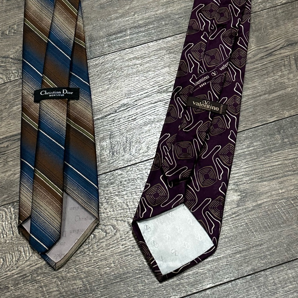 Dior & Valentino Men's Tie Set - Picture 5 of 6
